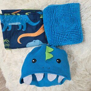 Olivia & Finn Cute Dinosaur Kids' Bath Set Dino